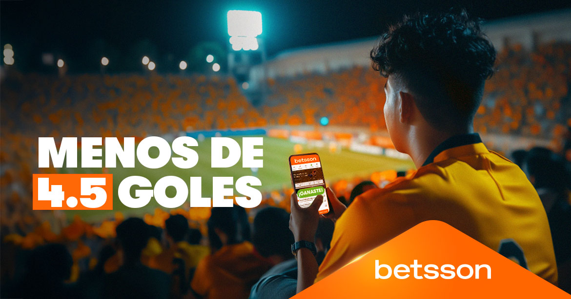 menos de 4.5 goles