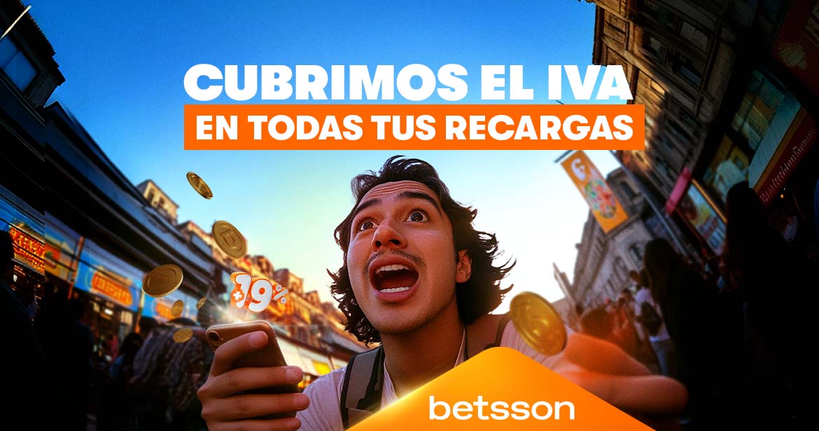 Casa de apuestas Betsson Sin IVA