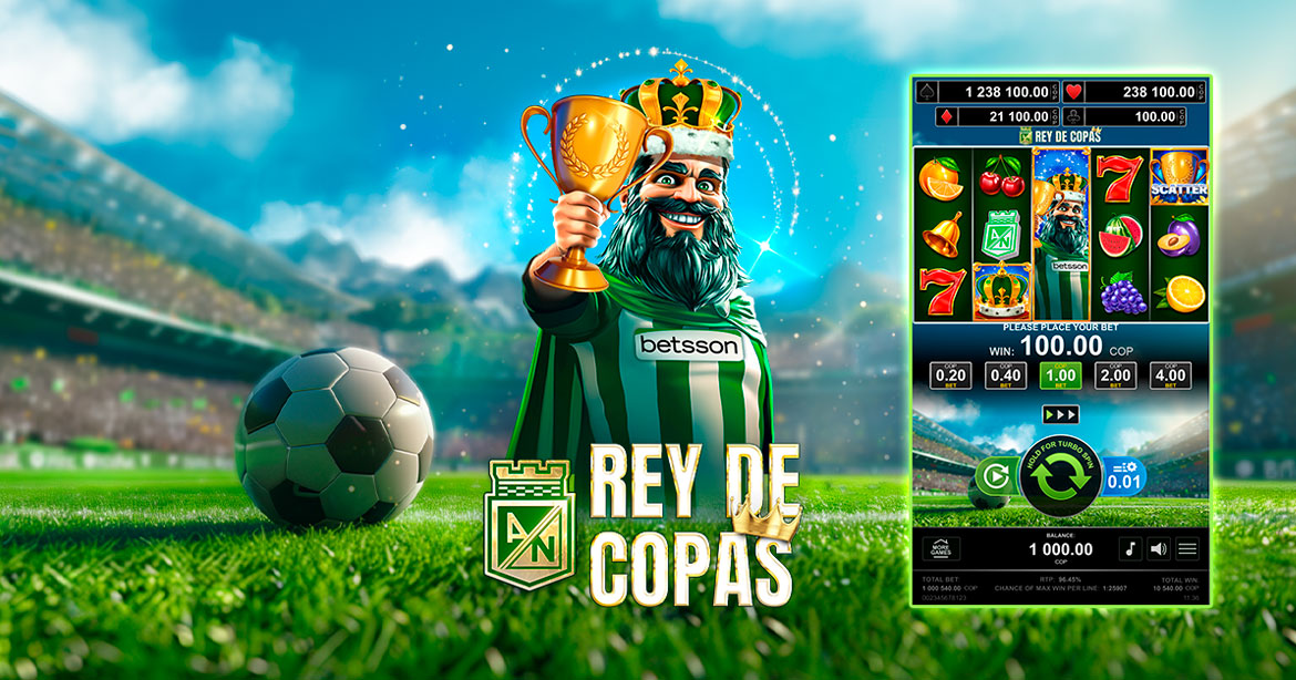 Rey de copas, el juego del Atlético Nacional