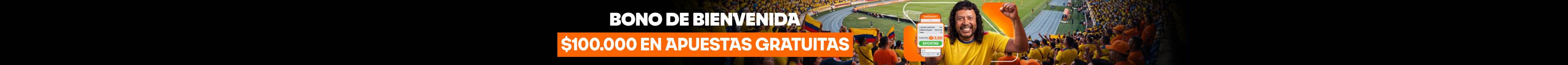 Recibe hasta $100.000 en Apuestas Gratis